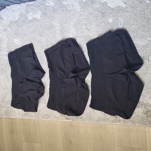 Bundle of 3 Lululemon speed up shorts, sz 8